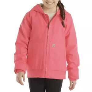 Pink Carhartt Sherpa jacket
